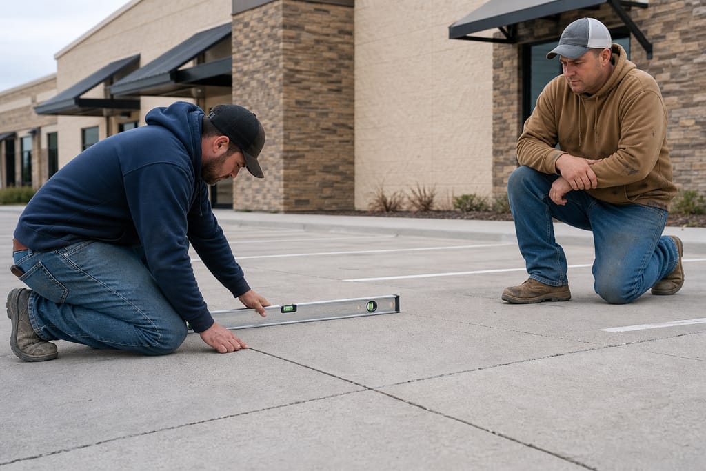 Slope check photo